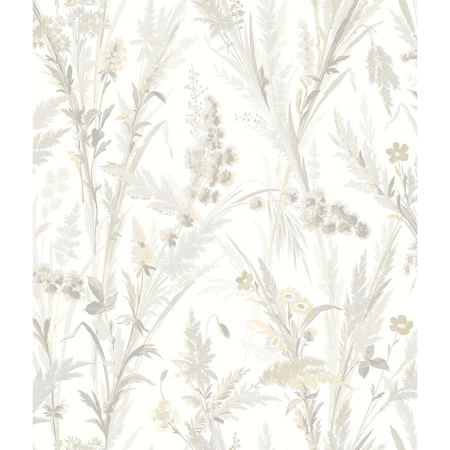 Manhattan Comfort Gloucester Hillaire Wheat Meadow 33 ft L X 205 in W Wallpaper BR4072-70027